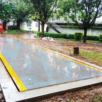 深圳水務集團橫崗水質凈化廠地磅項目施工案例--2019年11月2日