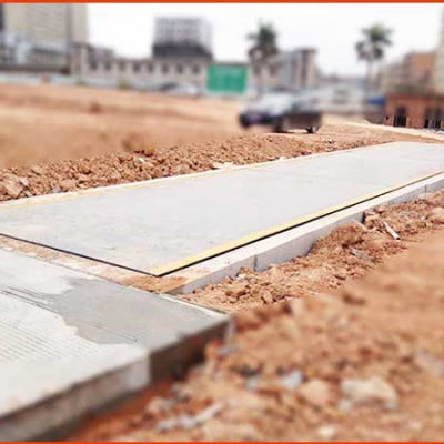 浙江八永公路工程有限公司地磅項目施工案例--2018年6月15日