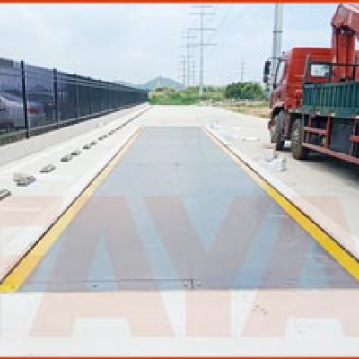 惠州天達塑膠地磅項目施工案例--2018年8月8日